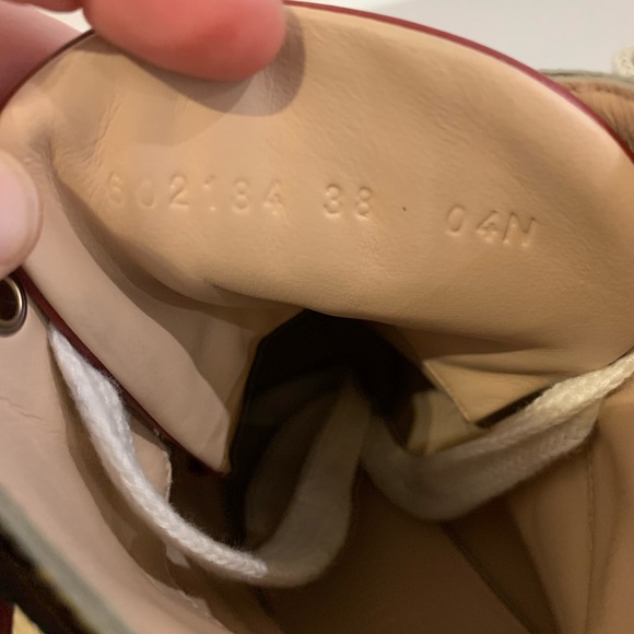 Authentic Gucci Supreme GG Monogram Flora Lace Up Combat Ankle Boots |Sz 38| - Picture 7 of 12